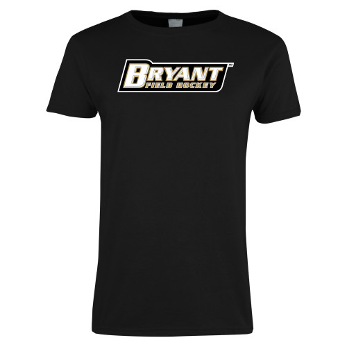  Womens Black Short Sleeve Tee - Field Hockey