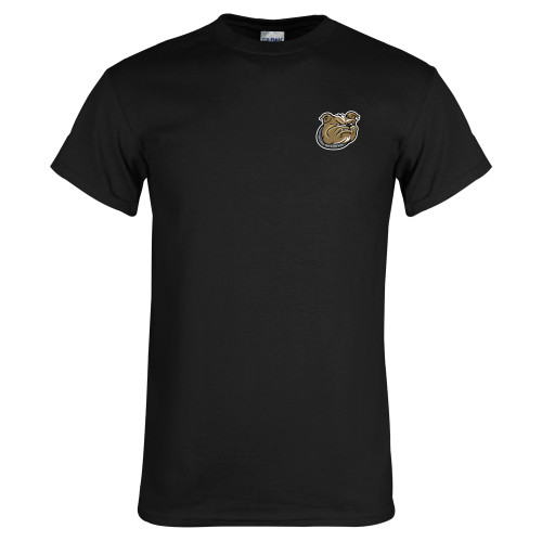  Black T Shirt - Bulldog Head