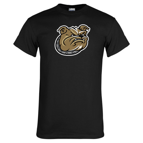  Black T Shirt - Bulldog Head