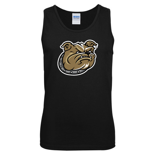  Black Tank Top - Bulldog Head
