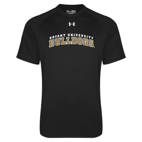  Under Armour Black Tech Tee - Arched Bryant University Bulldogs