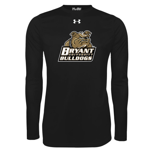  Under Armour Black Long Sleeve Tech Tee - Bryant Official Logo