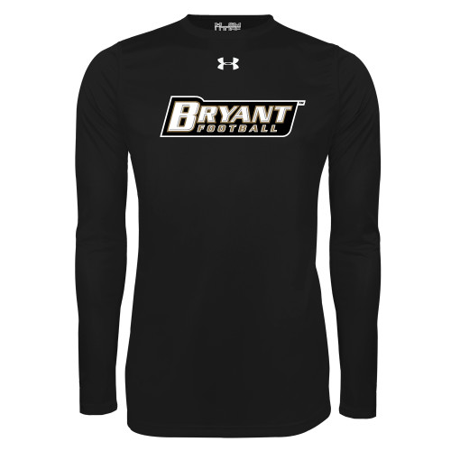  Under Armour Black Long Sleeve Tech Tee - Football