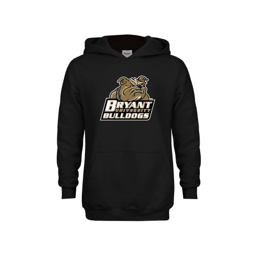  Youth Black Fleece Hoodie - Bryant Official Logo