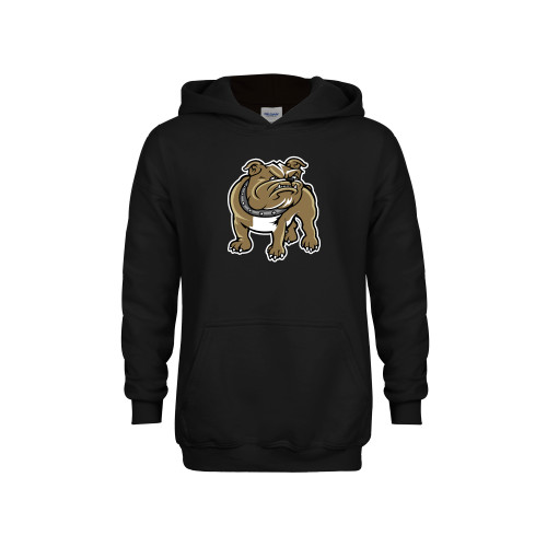  Youth Black Fleece Hoodie - Bulldog