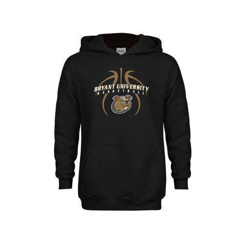  Youth Black Fleece Hoodie - Basketball in Ball