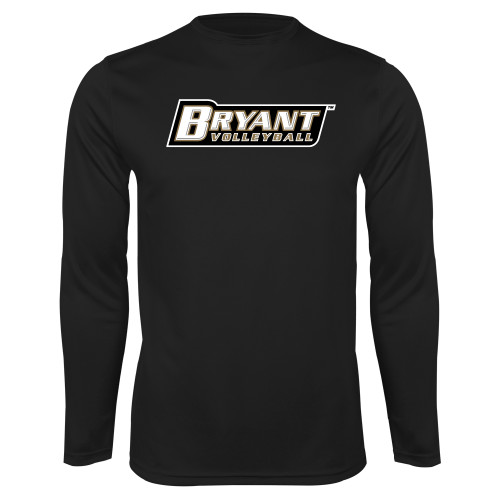  Black Performance Long Sleeve Shirt - Volleyball