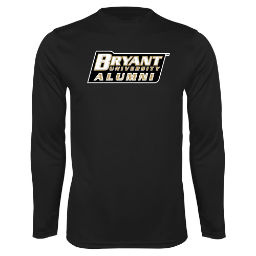  Black Performance Long Sleeve Shirt - Alumni