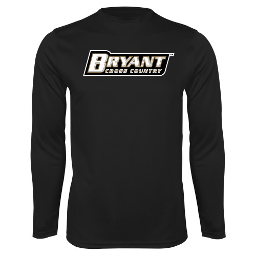  Black Performance Long Sleeve Shirt - Cross Country