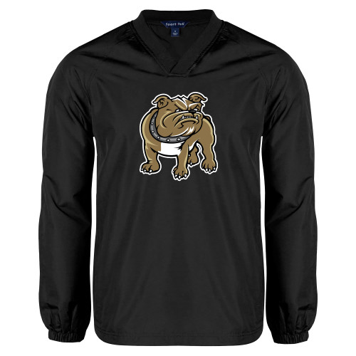  Black V Neck Raglan Windshirt - Bulldog