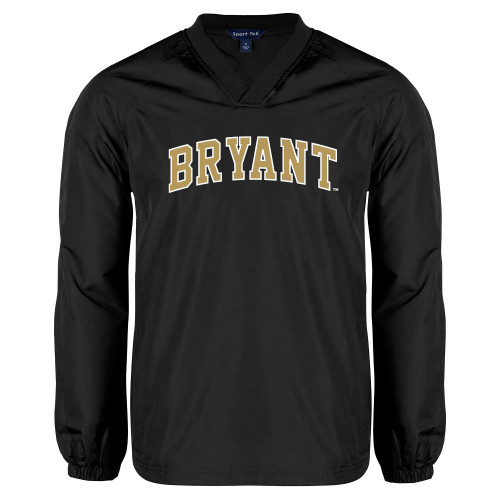  Black V Neck Raglan Windshirt - Arched Bryant