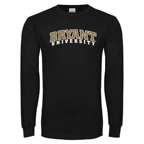  Black Long Sleeve T Shirt - Arched Bryant University