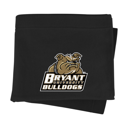  Black Sweatshirt Blanket - Bryant Official Logo