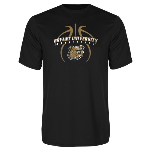  Black Performance Tee - Basketball in Ball