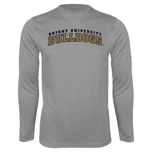  Steel Performance Longsleeve Shirt - Arched Bryant University Bulldogs