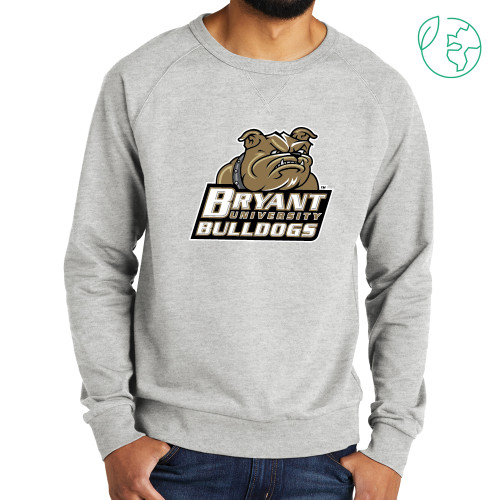  Allmade Light Grey Organic French Terry Crewneck Sweatshirt - Bryant Official Logo