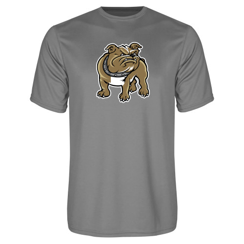  Grey Concrete Performance Tee - Bulldog