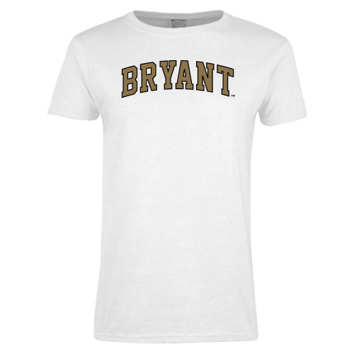  Womens White Short Sleeve Tee - Arched Bryant