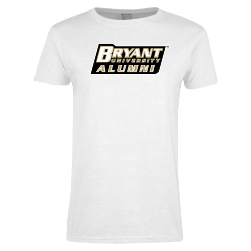  Womens White Short Sleeve Tee - Alumni