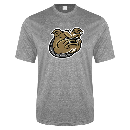  Grey Heather Performance Contender Tee - Bulldog Head