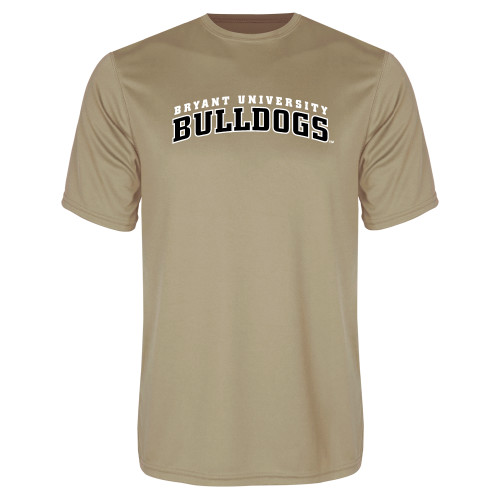  Vegas Gold Performance Tee - Arched Bryant University Bulldogs