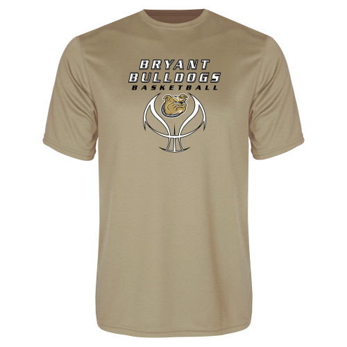  Vegas Gold Performance Tee - Basketball Stacked on Ball