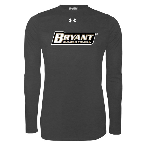  Under Armour Carbon Heather Long Sleeve Tech Tee - Basketball