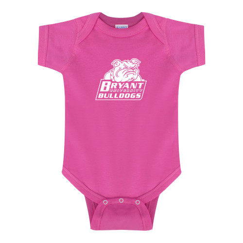  Fuchsia Infant Onesie - Bryant Official Logo