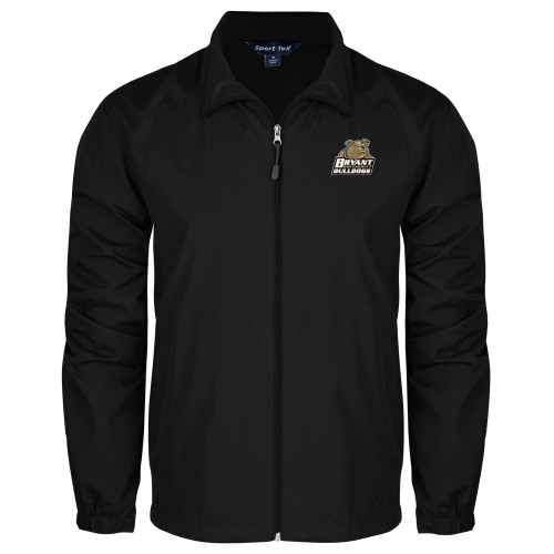  Black Full Zip Wind Jacket - Bryant Official Logo