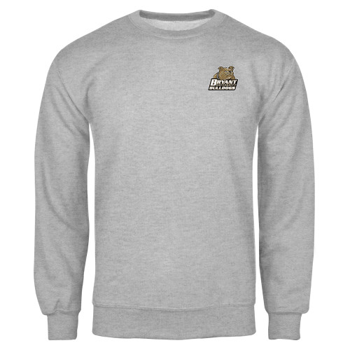  Grey Fleece Crew - Bryant Official Logo