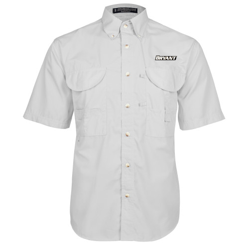  White Fishing Shirt Performance Short Sleeve - Bryant
