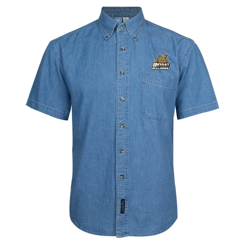  Denim Shirt Short Sleeve - Bryant Official Logo