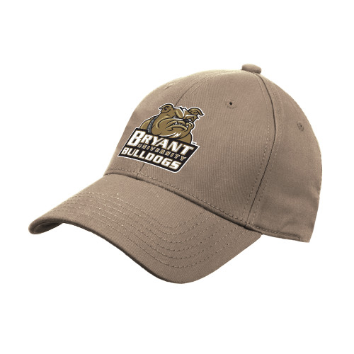  Khaki Structured Adjustable Pro Style Hat - Bryant Official Logo