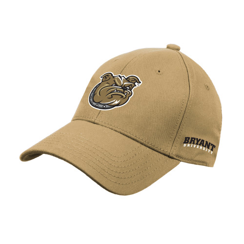  Vegas Gold Structured Adjustable Pro Style Hat - Bulldog Head
