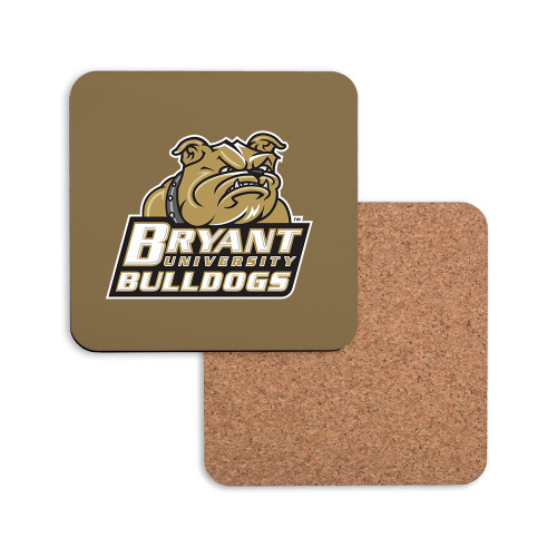  Hardboard Coaster w/Cork Backing - Bryant Official Logo