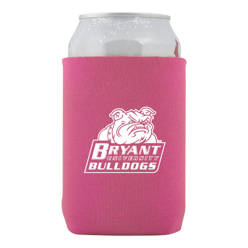  Neoprene Hot Pink Can Holder - Bryant Official Logo