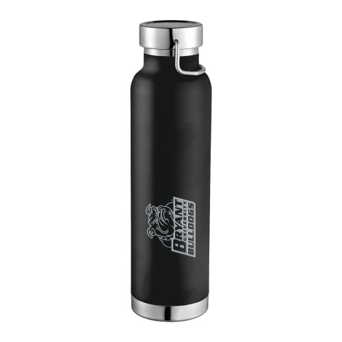  Thor Copper Vacuum Insulated Black Bottle 22oz - Bryant Official Logo Engraved