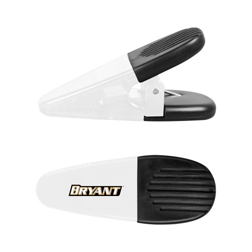  White Crocodile Clip/Magnet - Bryant