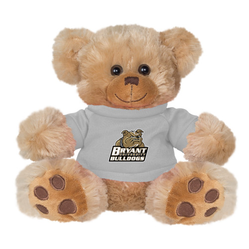  Plush Big Paw 8 1/2 inch Brown Bear w/Grey Shirt - Bryant Official Logo
