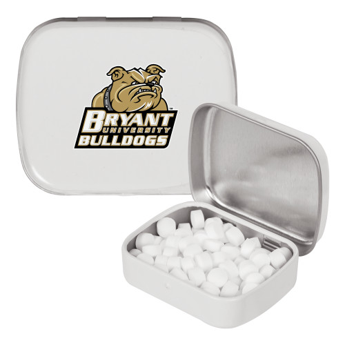  White Rectangular Peppermint Tin - Bryant Official Logo