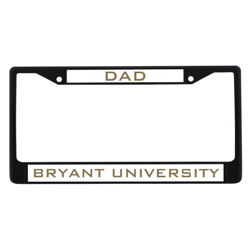  Dad Metal License Plate Frame in Black - Dad