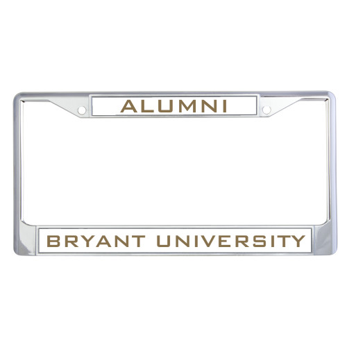  Alumni Metal License Plate Frame in Chrome - Alumni