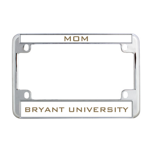  Metal Motorcycle License Plate Frame in Chrome - Mom