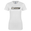 Thumbnail image for  Next Level Womens White Boyfriend Tee