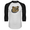 Thumbnail image for  White/Black Raglan Baseball T Shirt