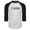 Thumbnail image for  White/Black Raglan Baseball T Shirt