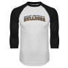 Thumbnail image for  White/Black Raglan Baseball T Shirt