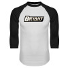 Thumbnail image for  White/Black Raglan Baseball T Shirt