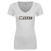 Thumbnail image for  Next Level Womens White Ideal V Tee