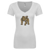 Thumbnail image for  Next Level Womens White Ideal V Tee